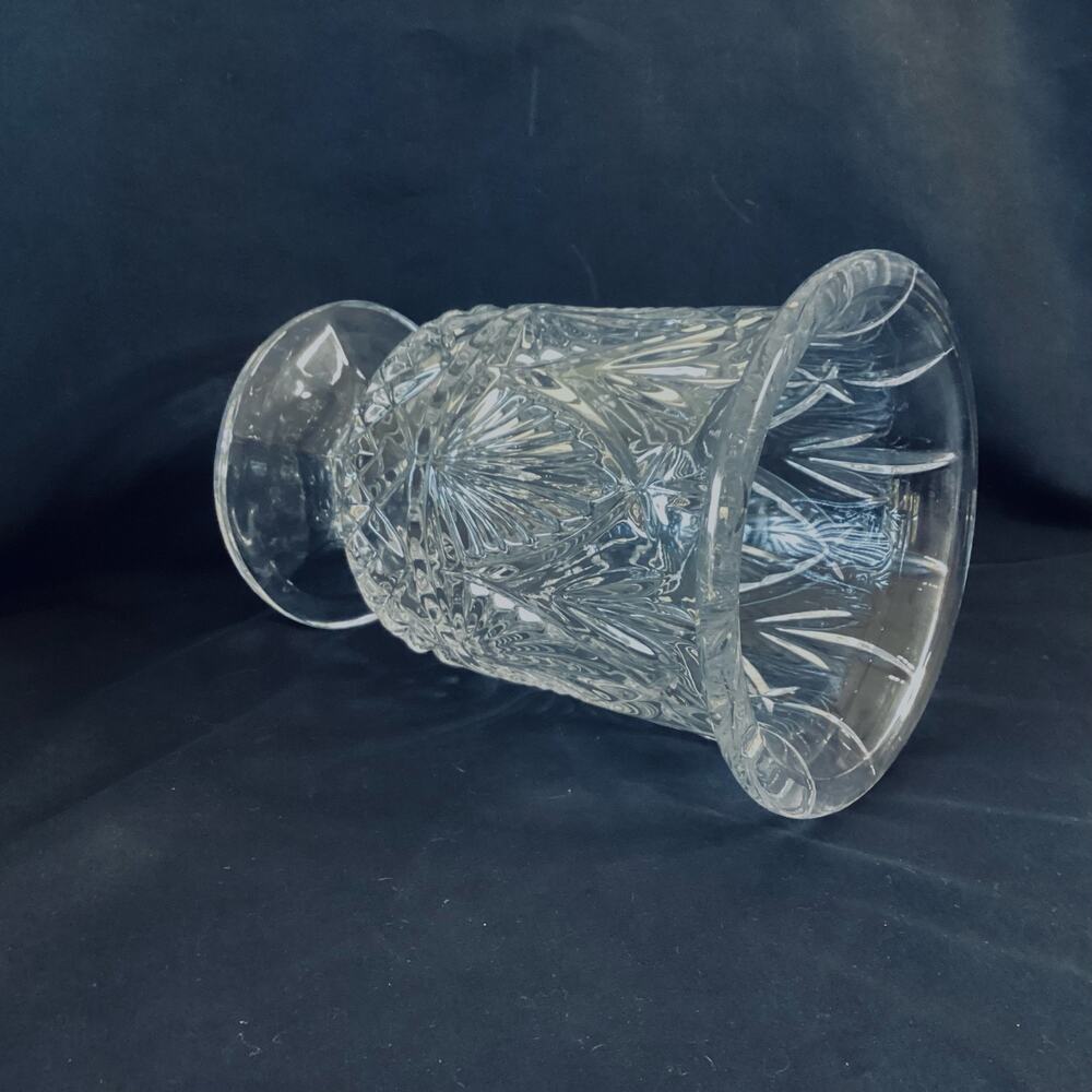 Shannon Crystal by Godinger Pedestal Hurricane Vase - Picture 3 of 5